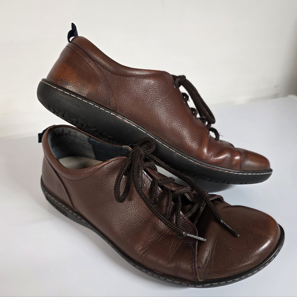 Birkenstock Islay Oxford Lace Up Nut Brown Mens Size 42